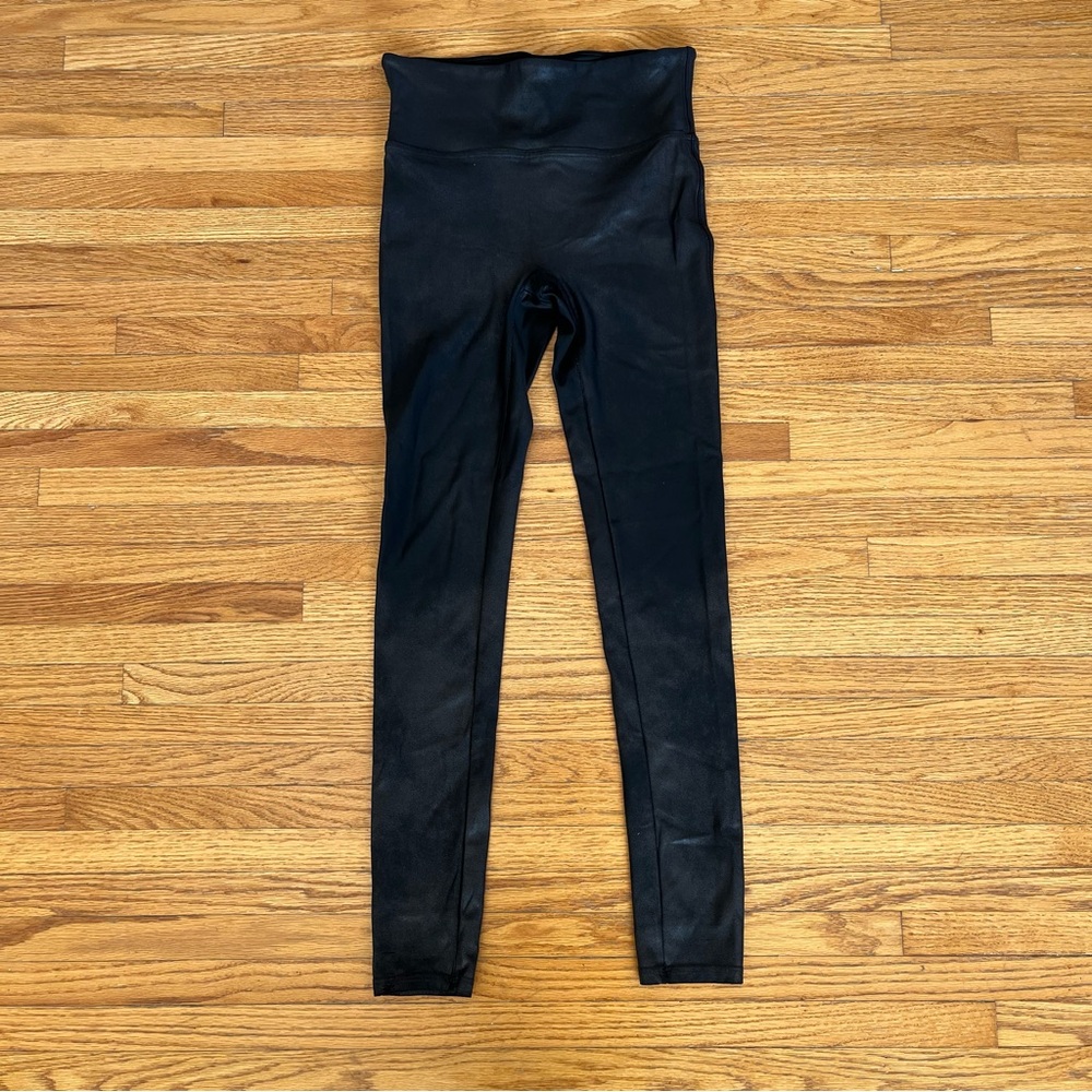 Spanx Black Faux Leather Leggings - Picture 11 of 14